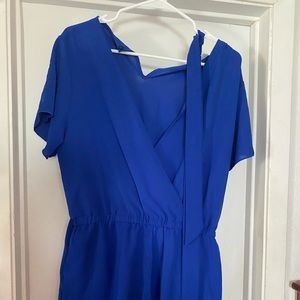 Royal Blue Romper NWT one flaw